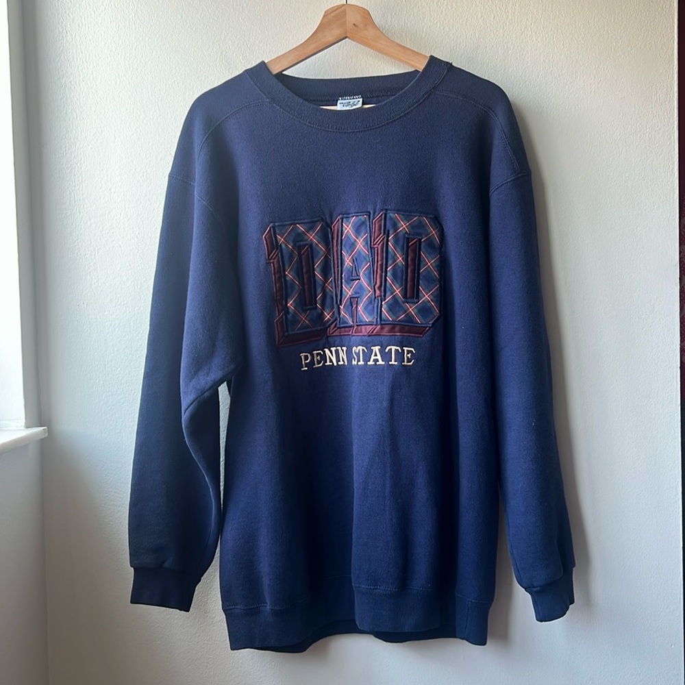 VTG LA Bedford Penn State Dad Sweatshirt Size Large